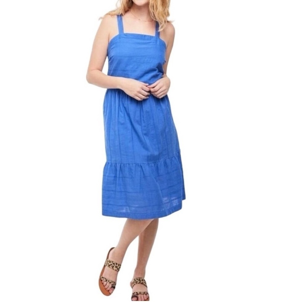 Able NWT Blue Savita Apron Dress Extra Small XS